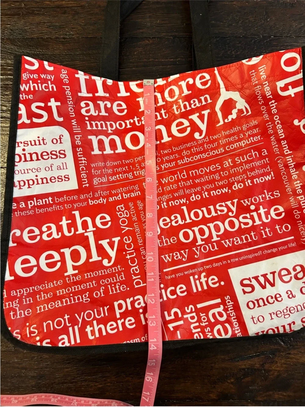 Lululemon Reusable Tote Bags - Small and Large Bundle